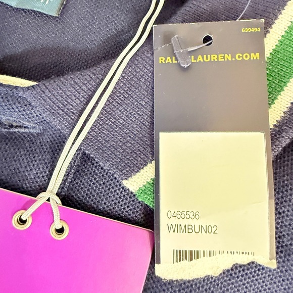 New Polo Ralph Lauren Women's Polo Shirt Wimbledon Collection Large Pony Medium - Picture 11 of 11